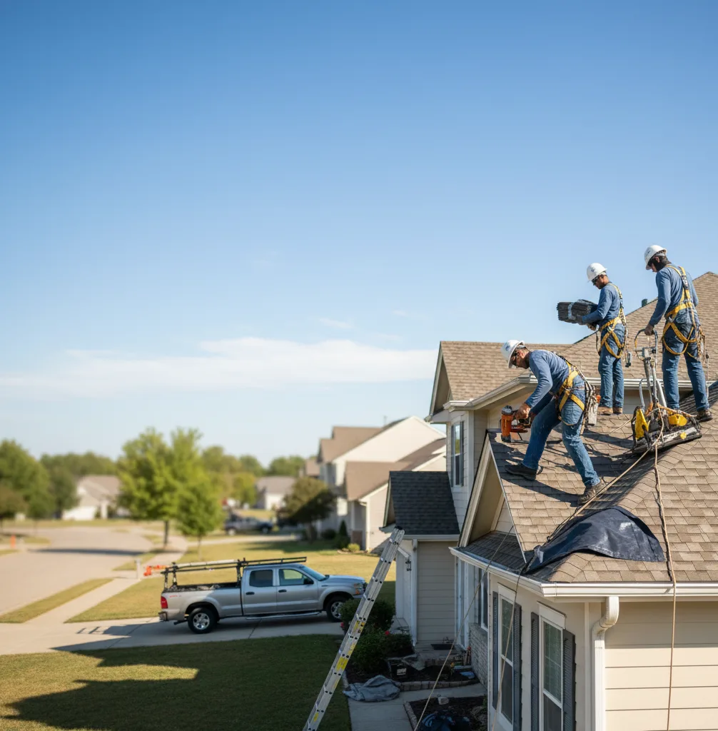 Roof Repair in Huffman
